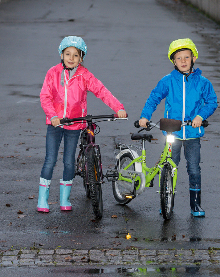 Regenjacke PACK-IT in blau