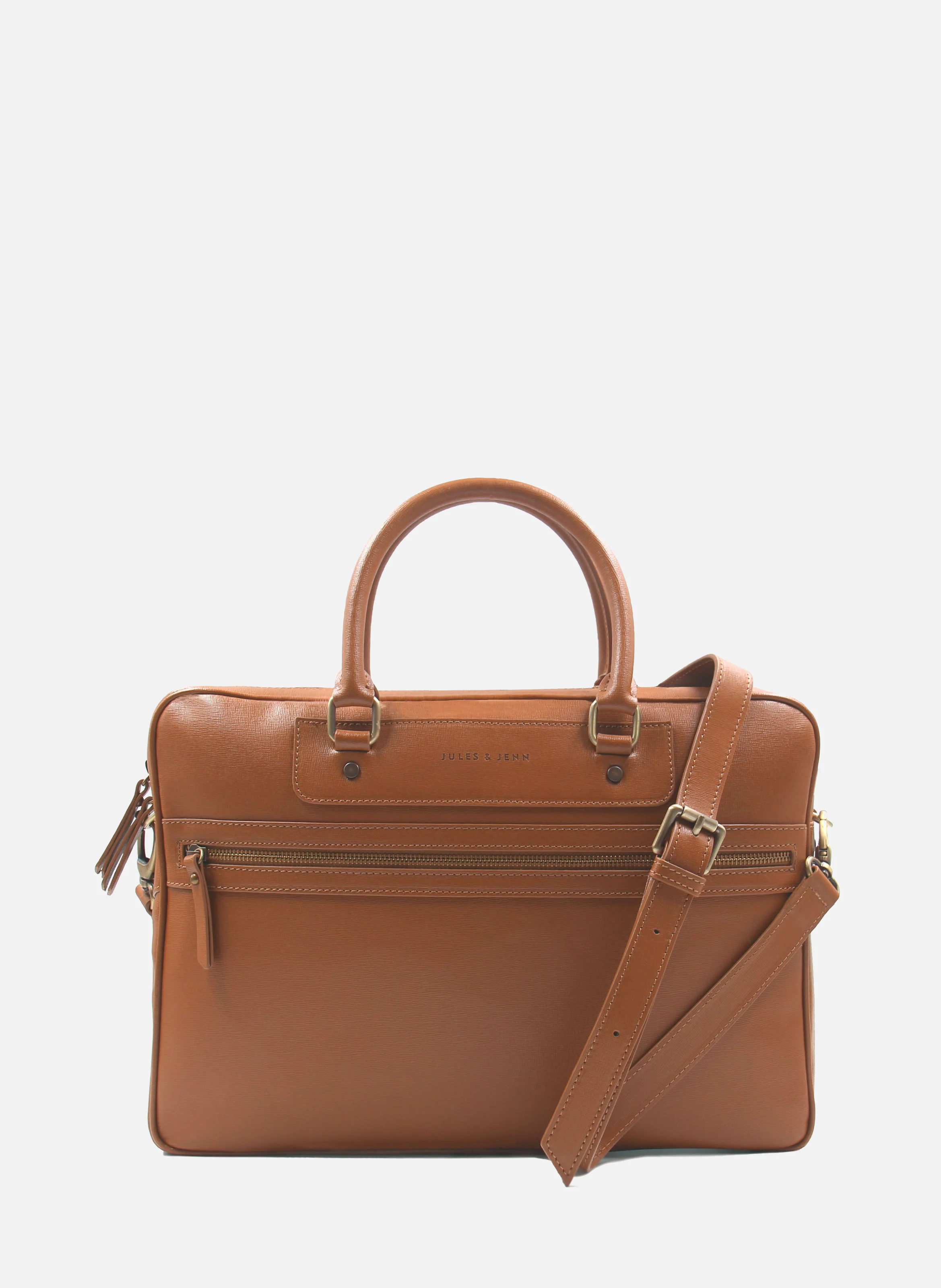 Sacoche cuir gravé | Marron