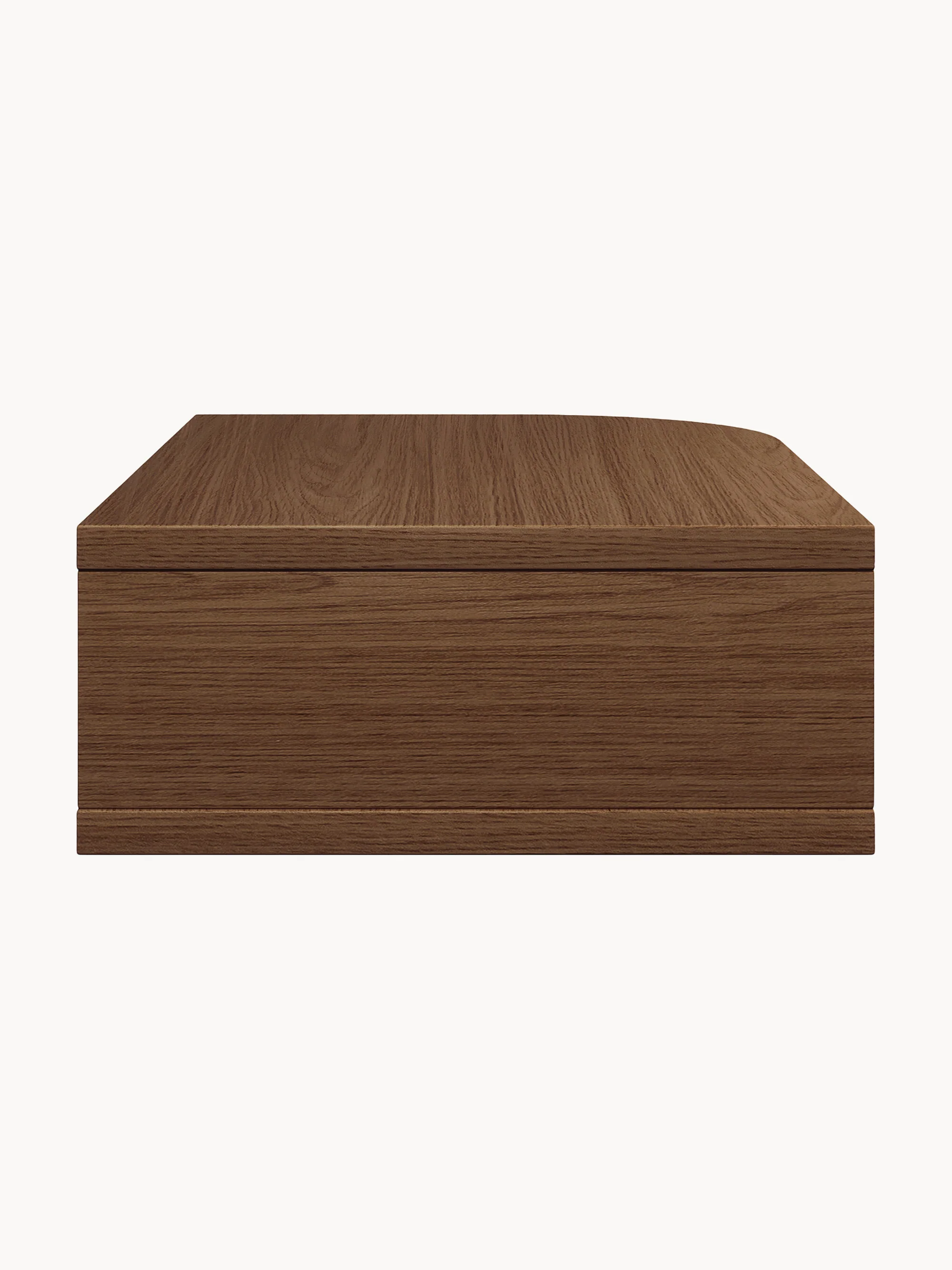 Houten wandnachtkastje Farsta Tambour met lade