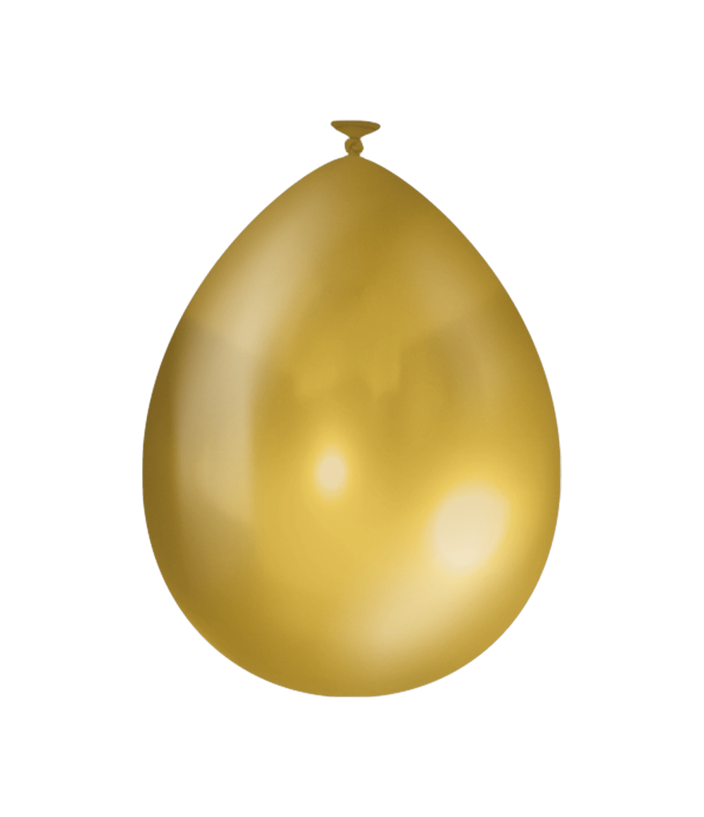 Gouden Ballonnen Metallic 30cm 25st