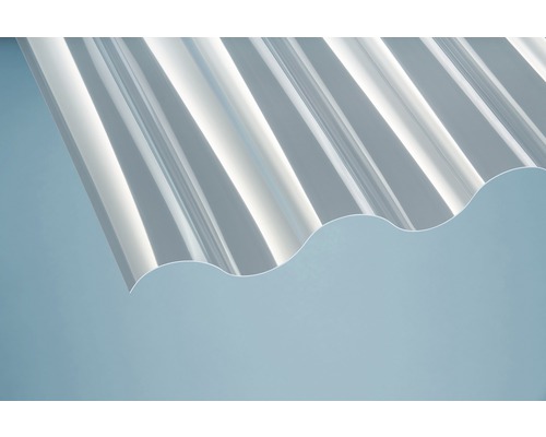PVC golfplaat Sinus 177/51 helder 1250 mm x 920 mm x 1,1 mm