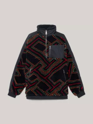 Anoraque de lã com monograma Tommy x Pendleton New York TH