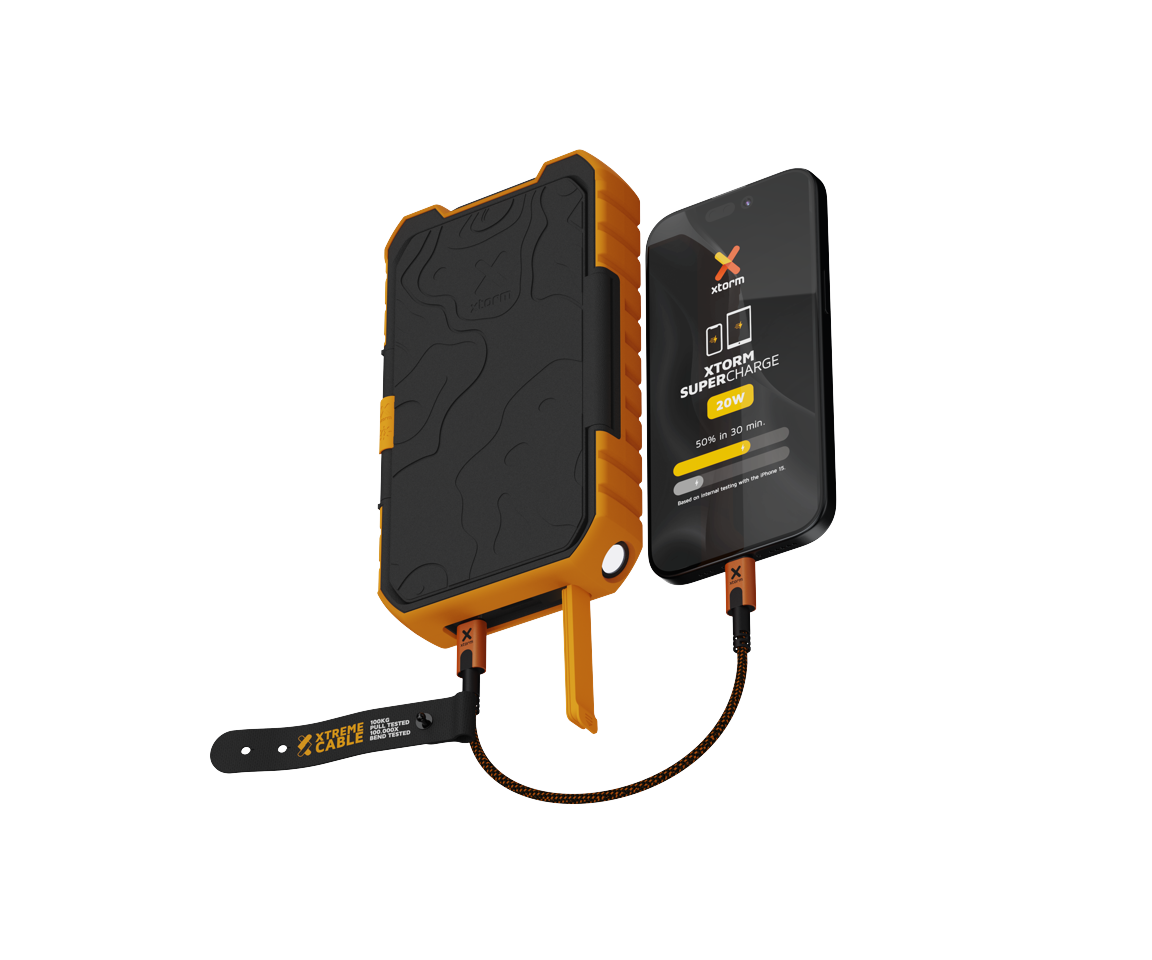 Xtorm - XR203 Rugged Solar Powerbank 20W - 10.000mAh