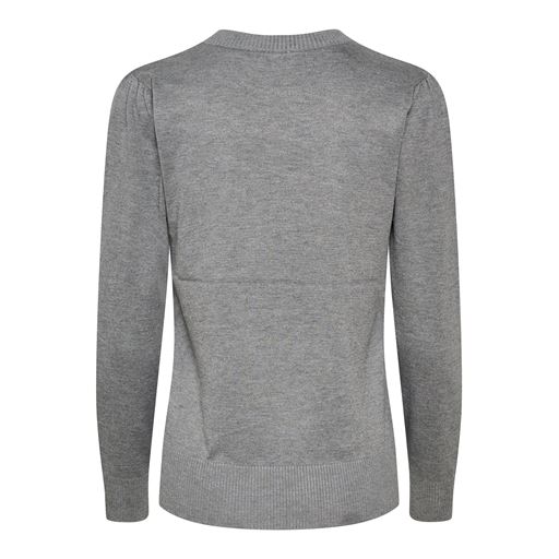 Saint Tropez MilaSZ Striktrøje, Mist Grey Melange, XS