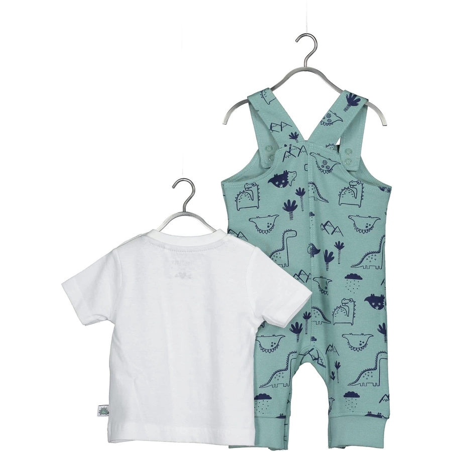 BLUE SEVEN 2er-Set T-Shirt und Latzhose gletscher