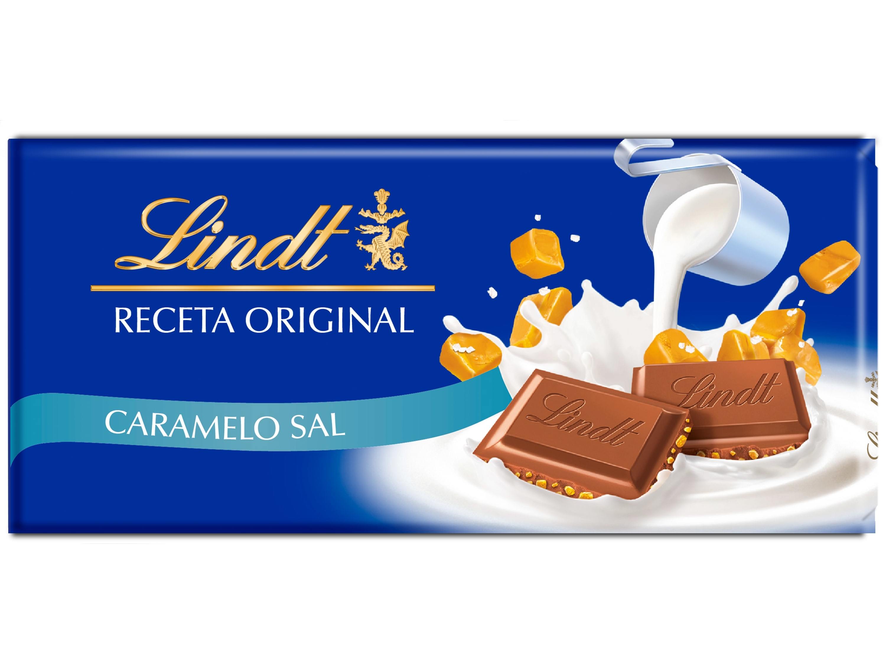 CHOCOLATE DE LEITE LINDT CARAMELO SALGADO 100G