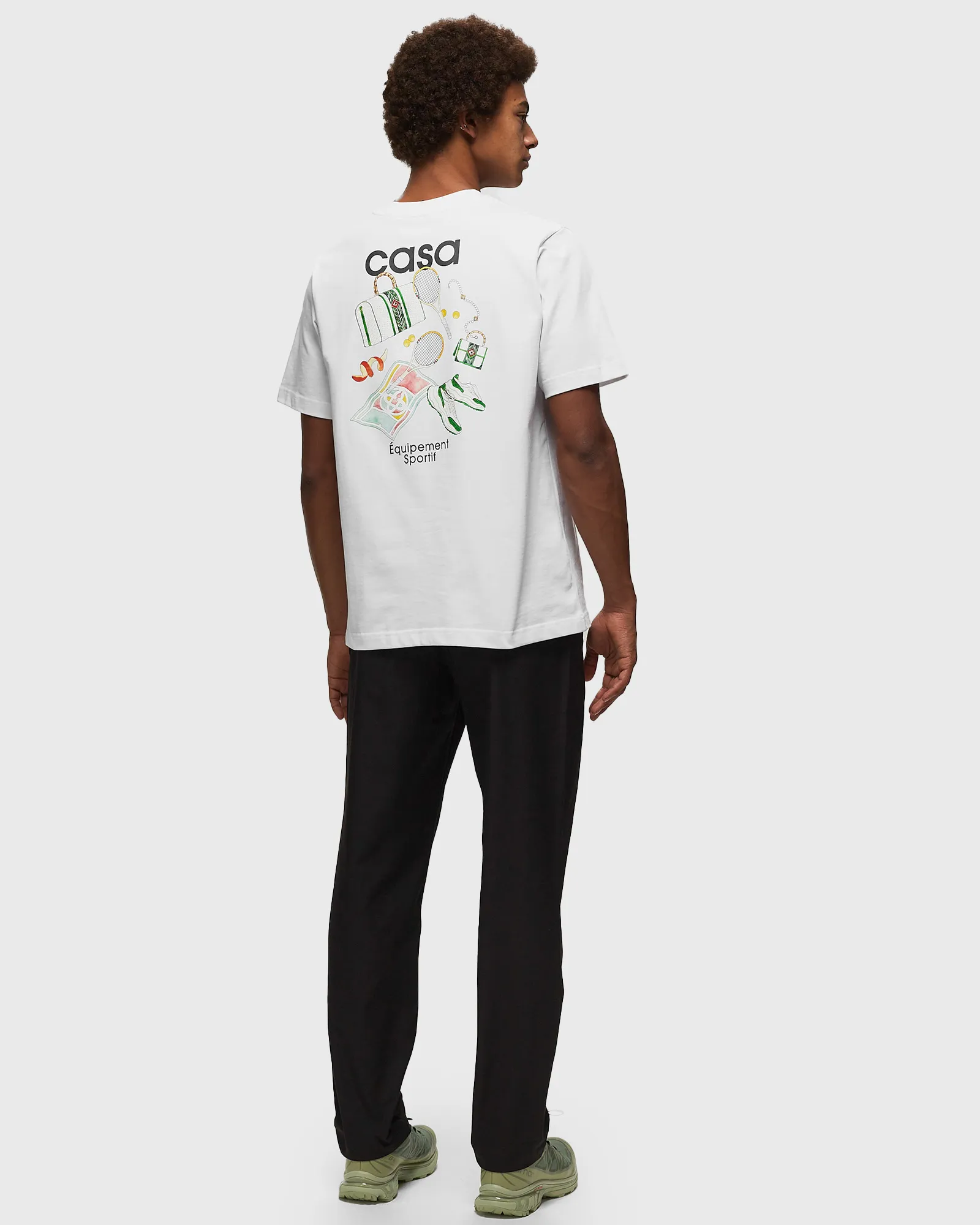 Casablanca EQUIPEMENT SPORTIF PRINTED UNISEX T-SHIRT