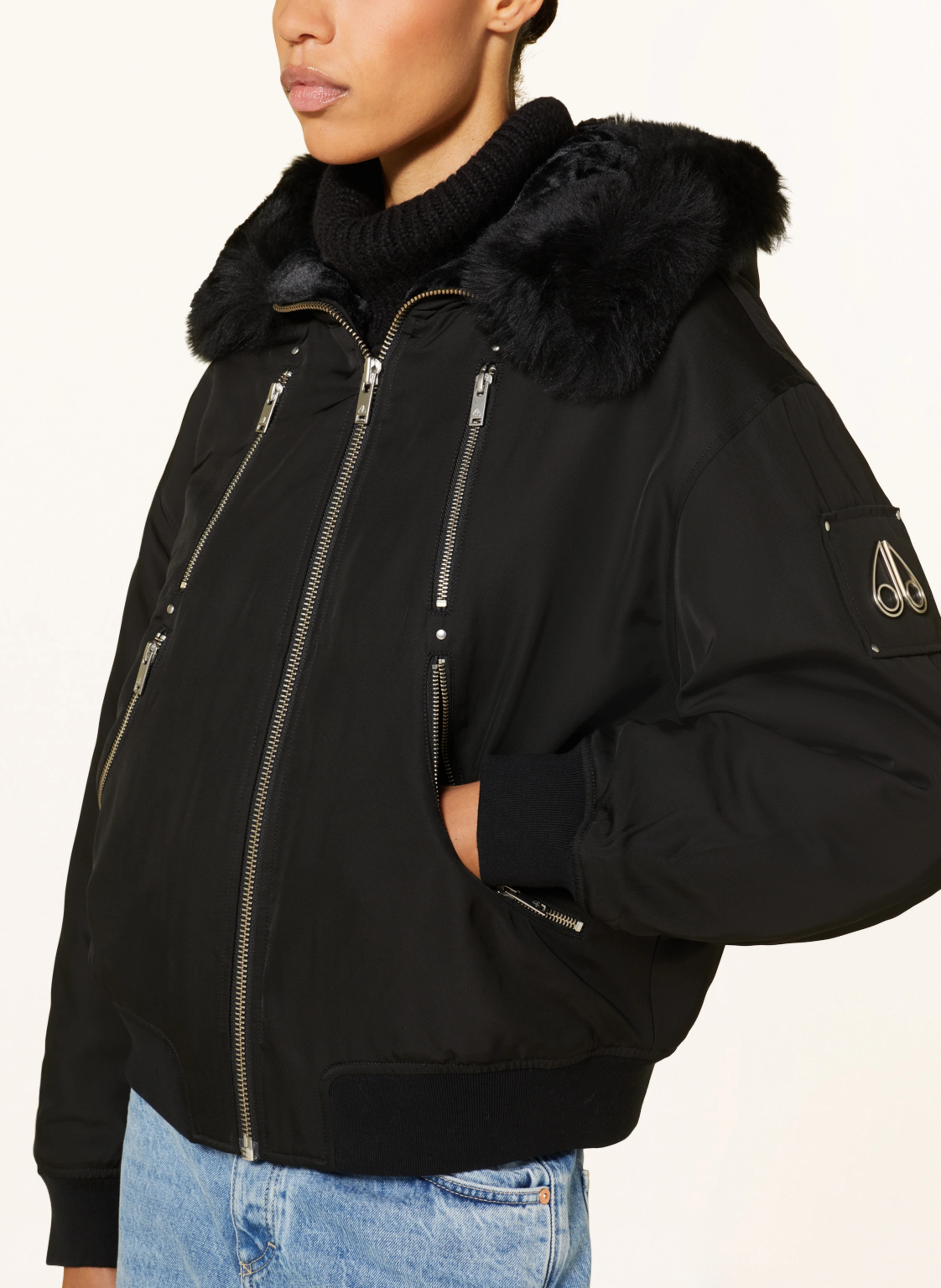 MOOSE KNUCKLES Blouson DECATUR mit Kunstfell