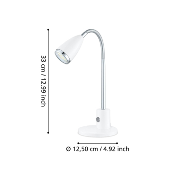 Eglo bureaulamp Fox wit