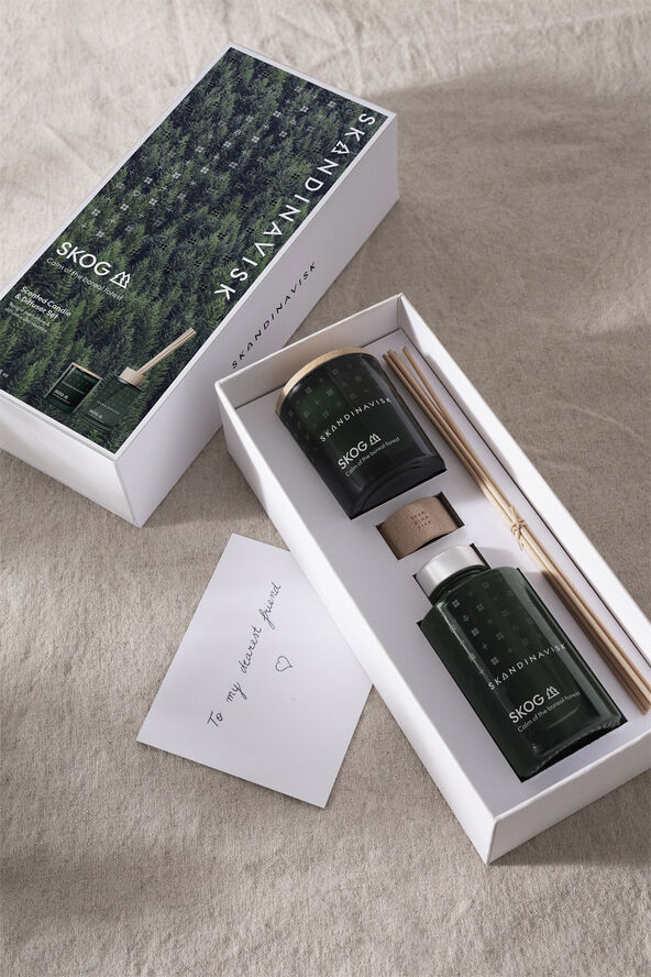Skandinavisk SKOG Scented Candle & Diffuser Set