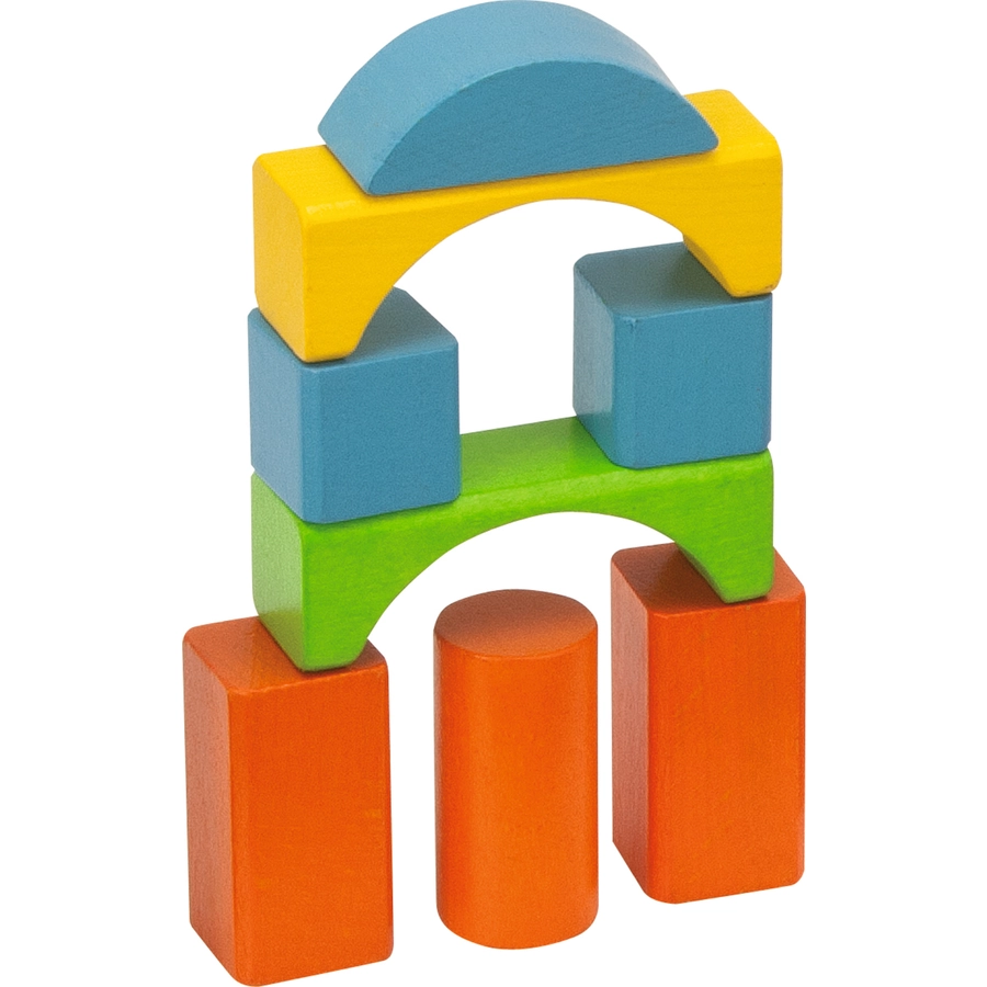 Eichhorn Bunte Holzbausteine 75 Teile