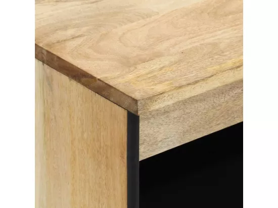 Armoire latérale 60x33x75 cm bois massif de manguier