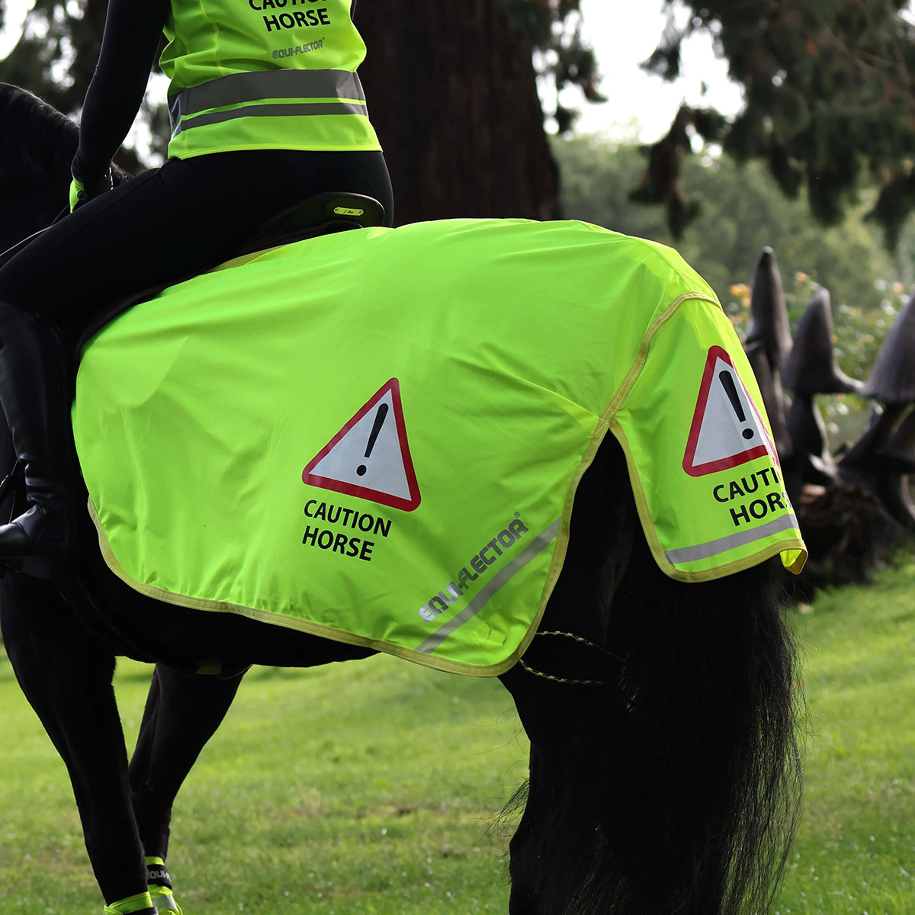 Equi-Flector Uitrijdeken Mesh Reflecterend Geel