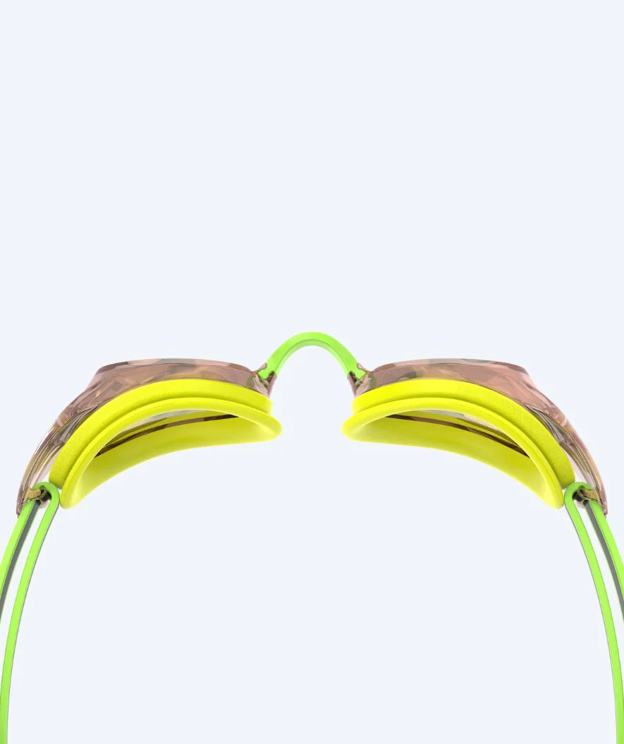 Speedo Elite svømmebriller - Vanquisher 3.0 Mirrored - Grøn/bronze