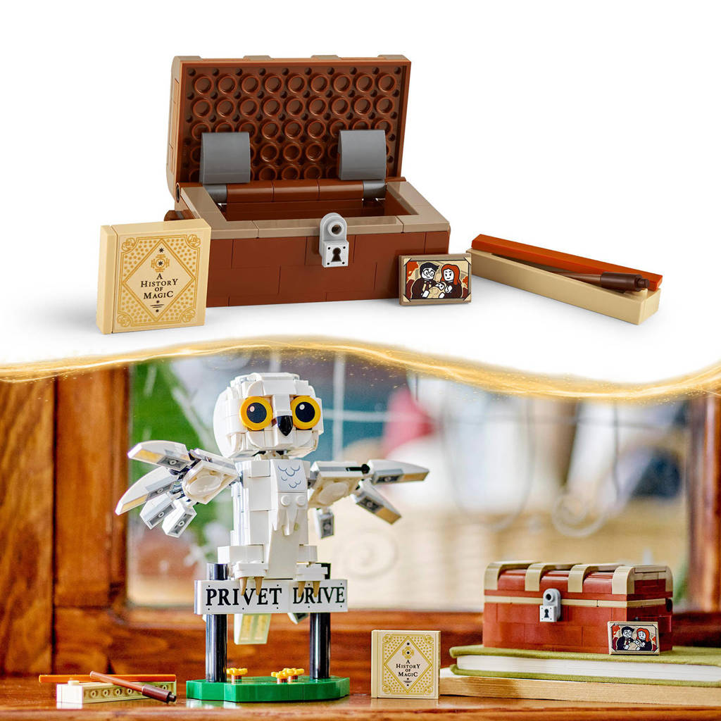 Leuke set met herkenbare onderdelen en karaktersHedwig bij Ligusterlaan Rollenspellen Bouwpakket met Speelgoed Uil 76425