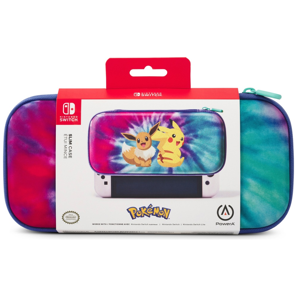 PowerA Slim Case für Nintendo Switch, OLED & Switch Lite – Batik-Pikachu & Evoli