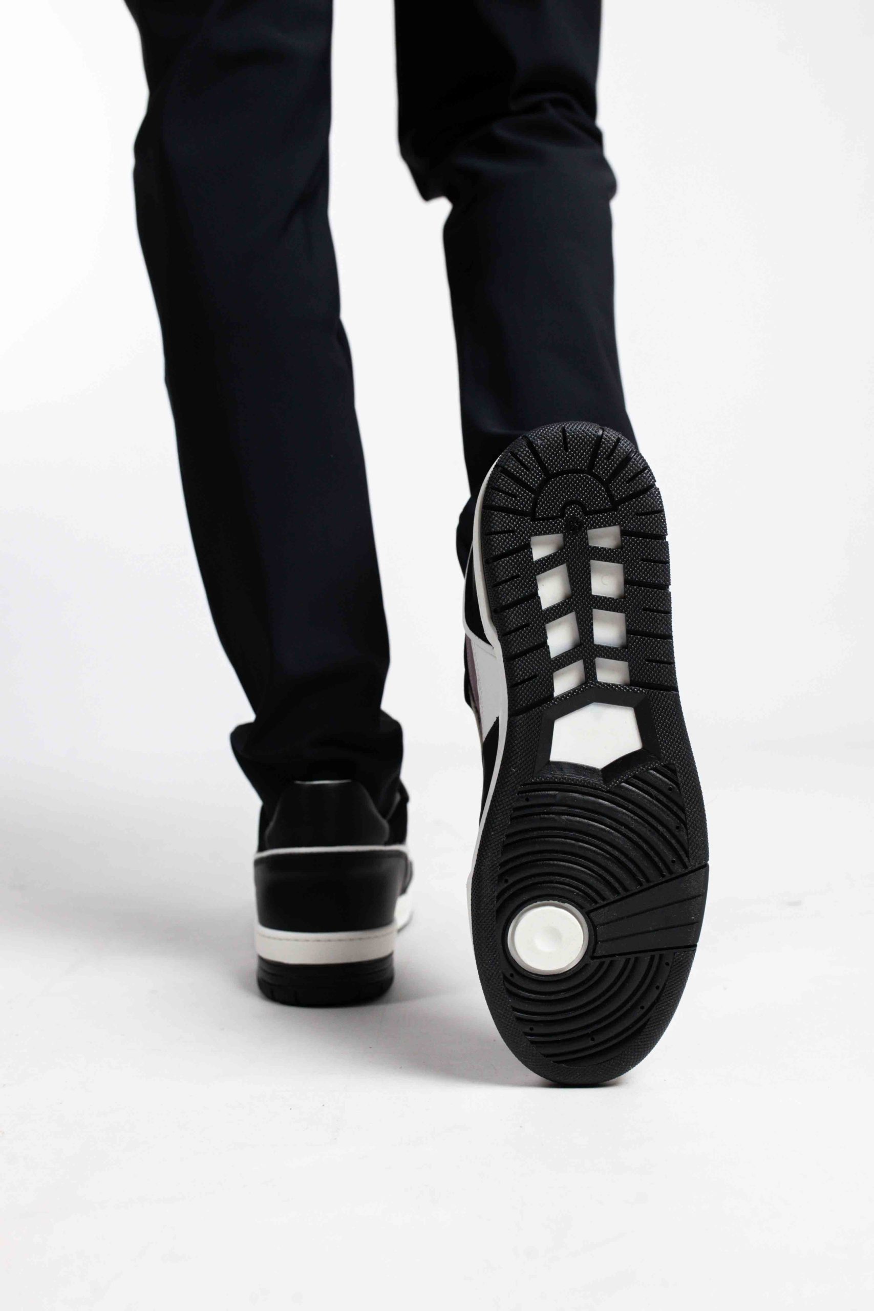 Off The Pitch Basketta Lo Struthio Sneakers Hi Zwart/Paars