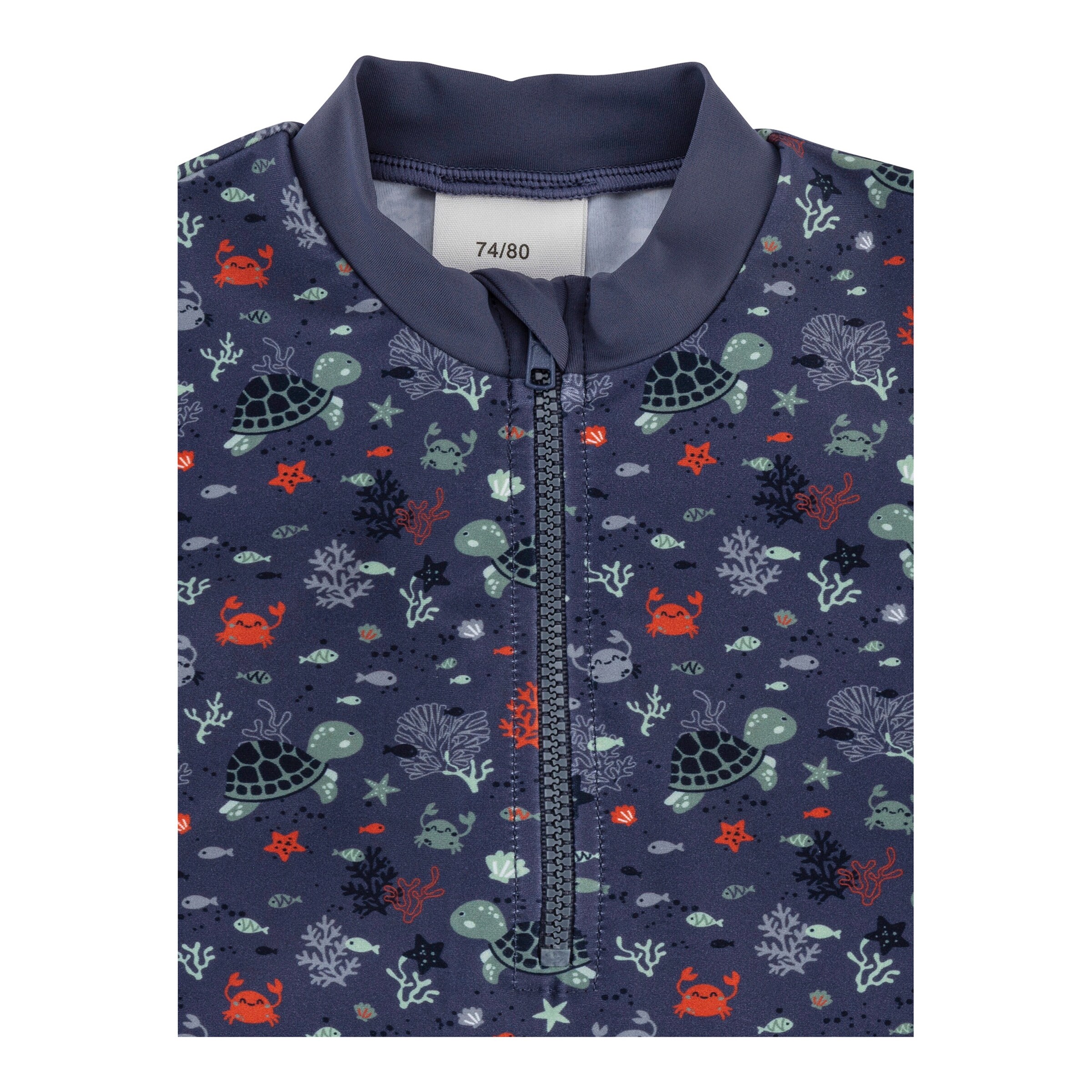 Sterntaler Badeshirt langarm mit UV-Schutz Ozean blau/bunt