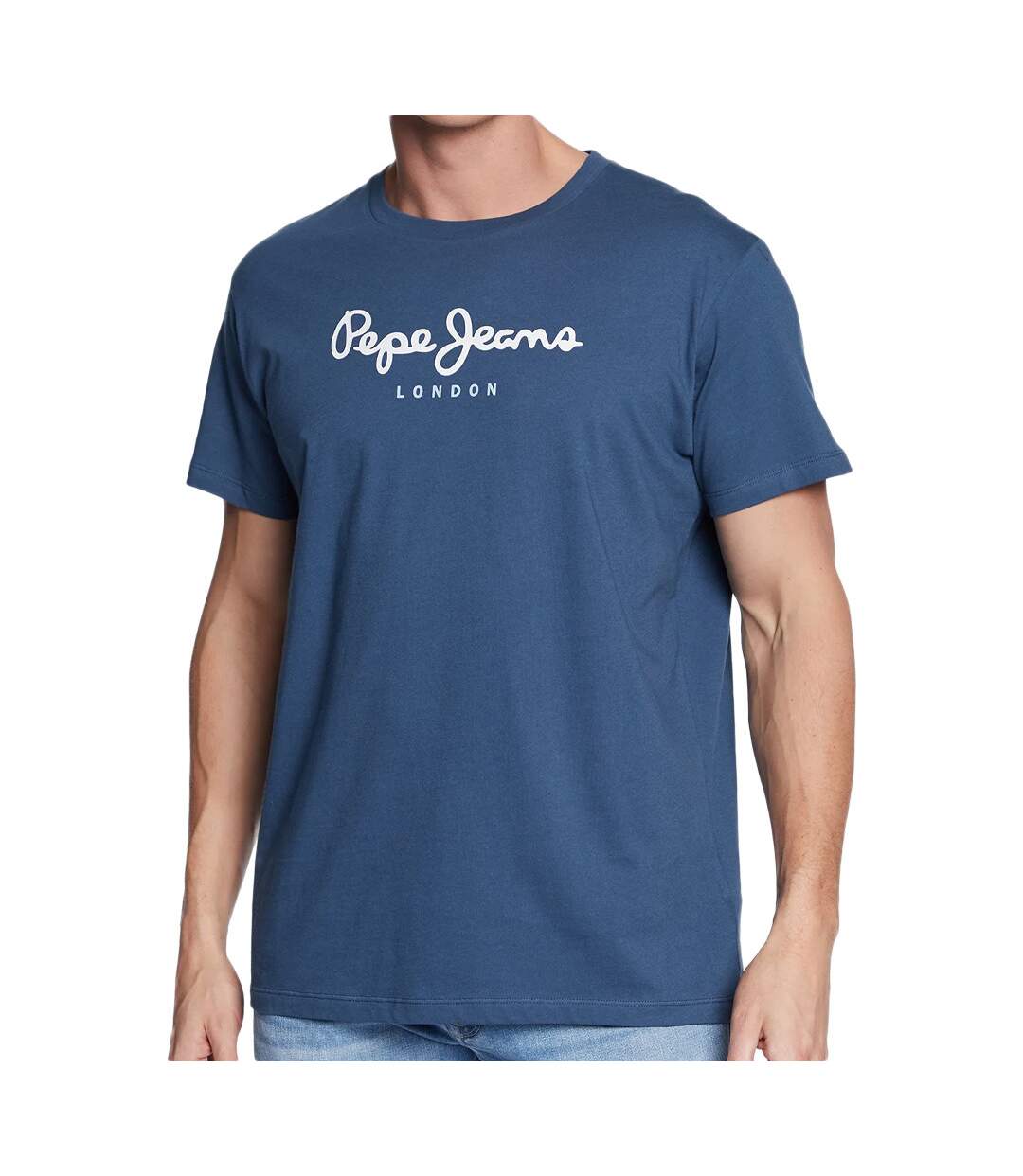 T-shirt Bleu Homme Pepe jeans Eggo N