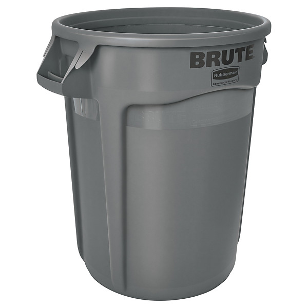 Collecteur rond 120 L gris  Brute de Rubbermaid