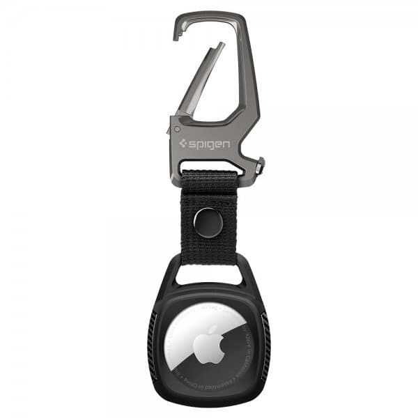 Spigen Apple AirTag Holder Rugged Armor Matte Black