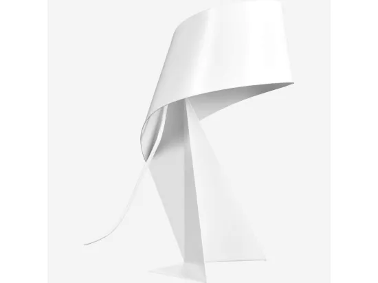 HABITAT - Lampe de table en métal - Blanc - 35 cm - Design by Claire Norcross - Ribbon