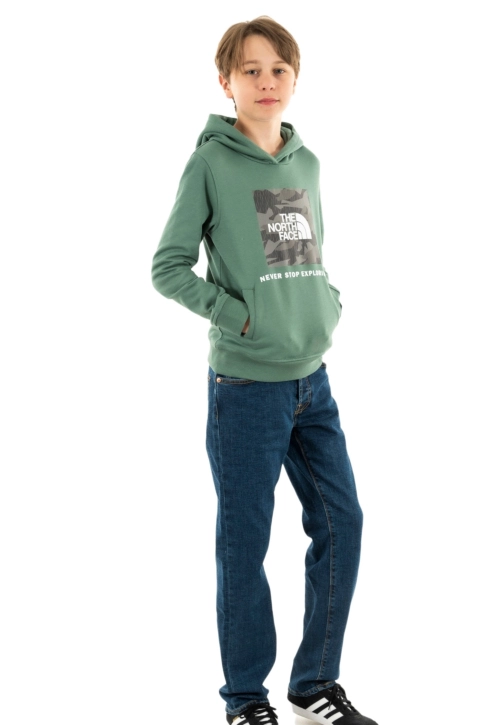 Sweat the north face box p/o o241 dark sage/asphalt grey