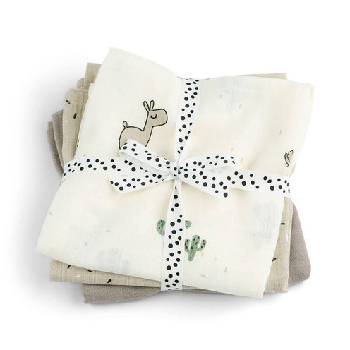 Lot de 3 langes GOTS Lalee Sable - DONE BY DEER