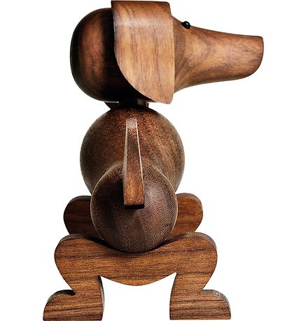 Kay Bojesen Tr?figur - Gravhund - 18 cm - Valn?d