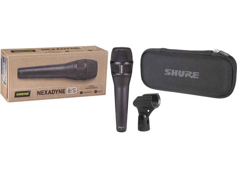 Shure Mikrofon Nexadyne 8/S Handmikrofon mit Supernierencharakteristik und Revonic-Technologie