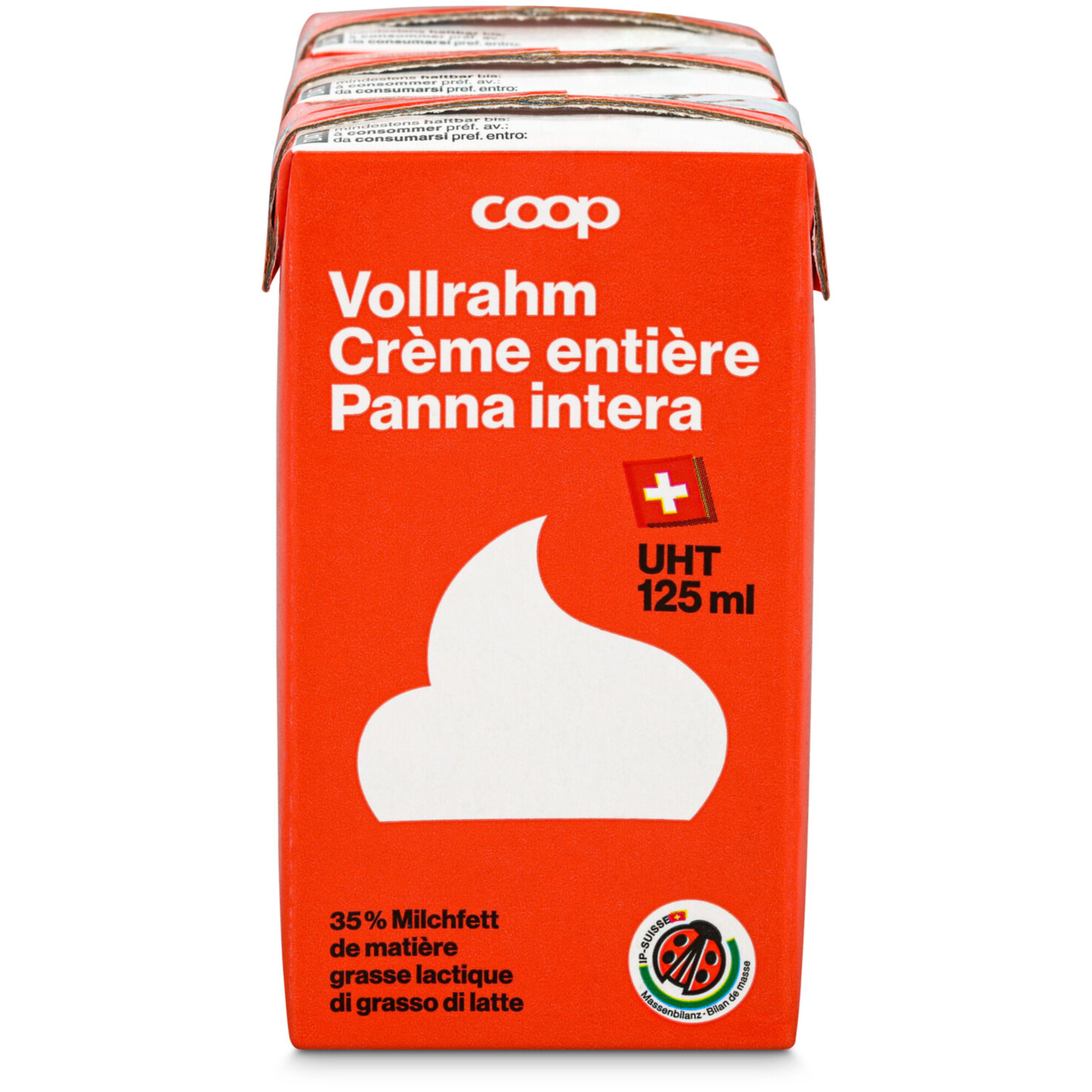 Vollrahm UHT IP-Suisse 3x125ml