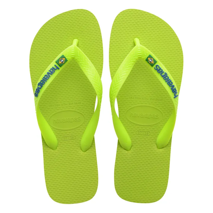 Havaianas Tongs Brasil Logo Néon | Vert