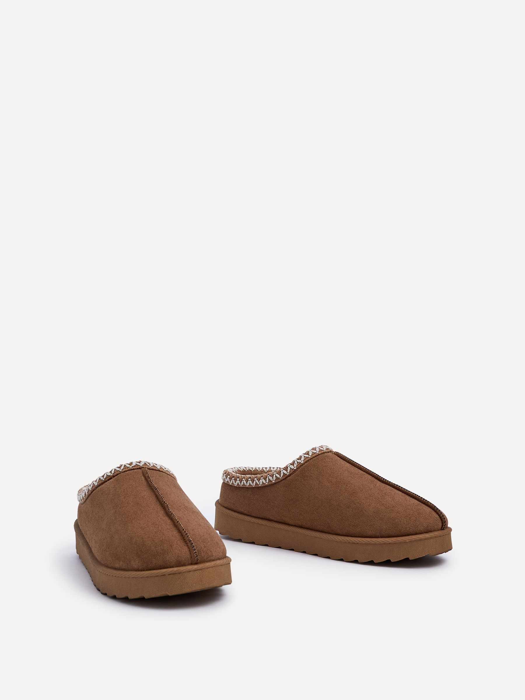 Bruin - Linzi Tana Faux Suede Slip-On Slippers