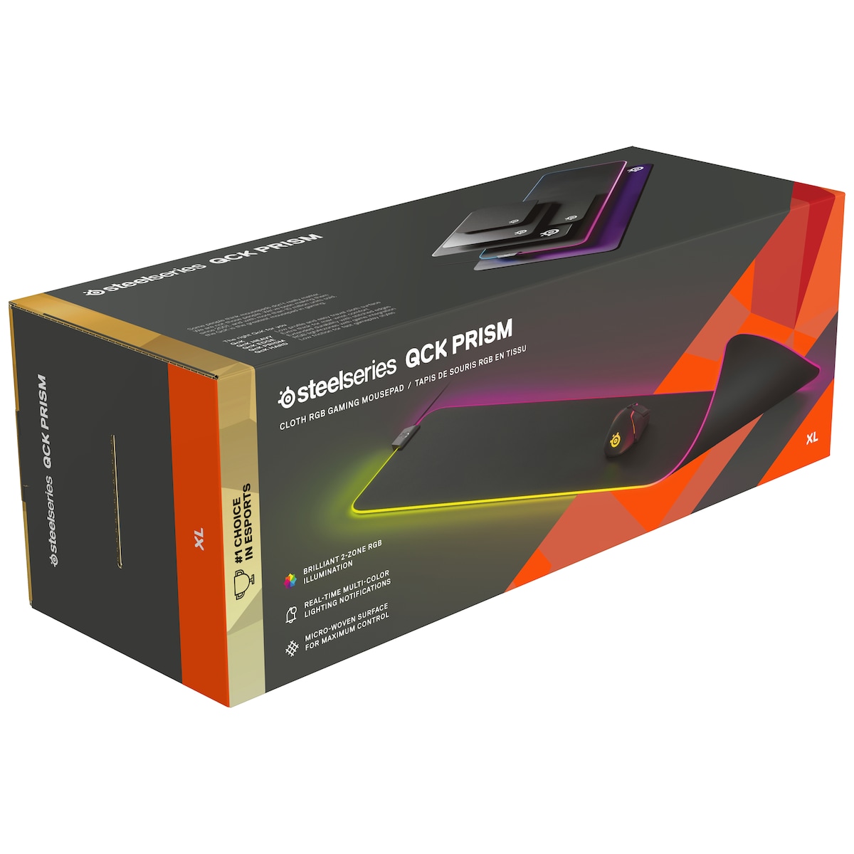 SteelSeries QcK Prism Cloth musematte (XL)