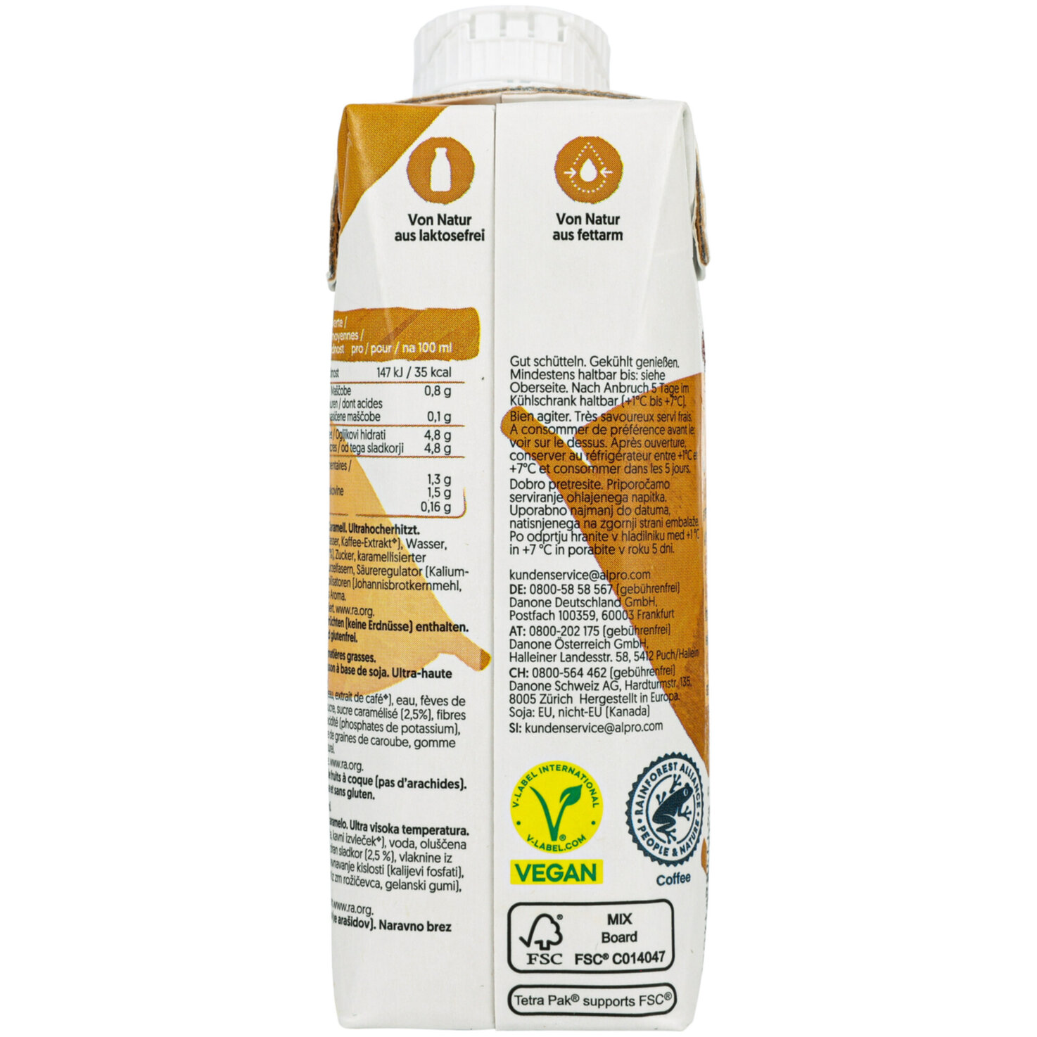 Alpro Iced Coffee Karamell Soja