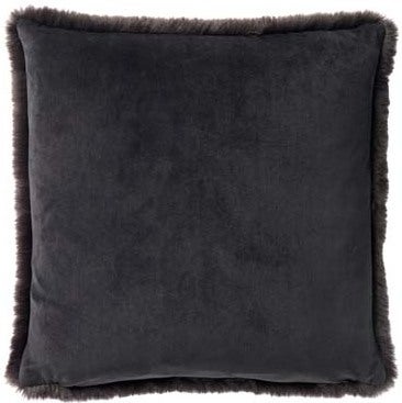 Dutch Decor sierkussen Zaya zwart 45 x 45 x 10 cm