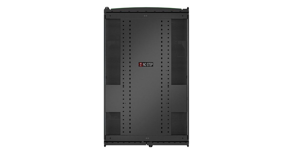 APCNetShelter SX AR3340B2, 42U server rack  (Zwart/groen, 1991H x 750B x 1200D mm, met zijpanelen)