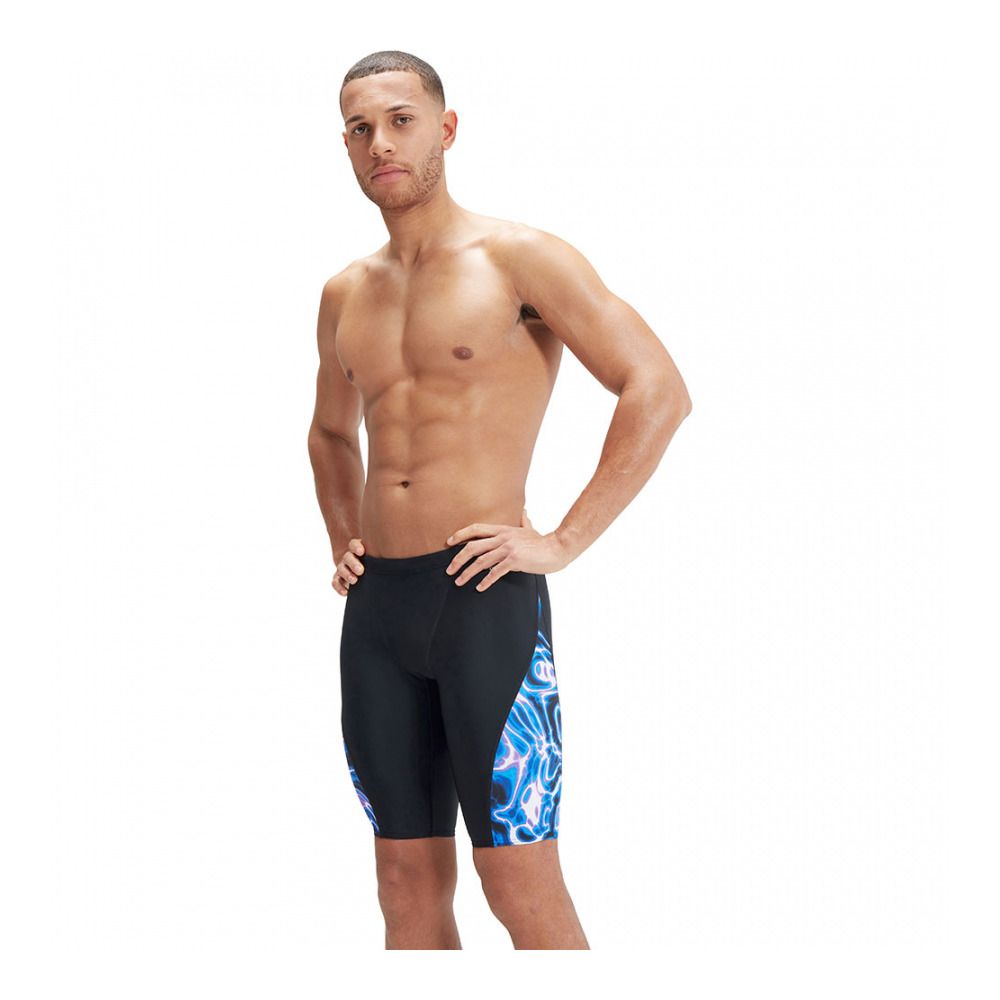 Speedo ALLOVER DIGI V-CUT - Jammer Homme black/blue