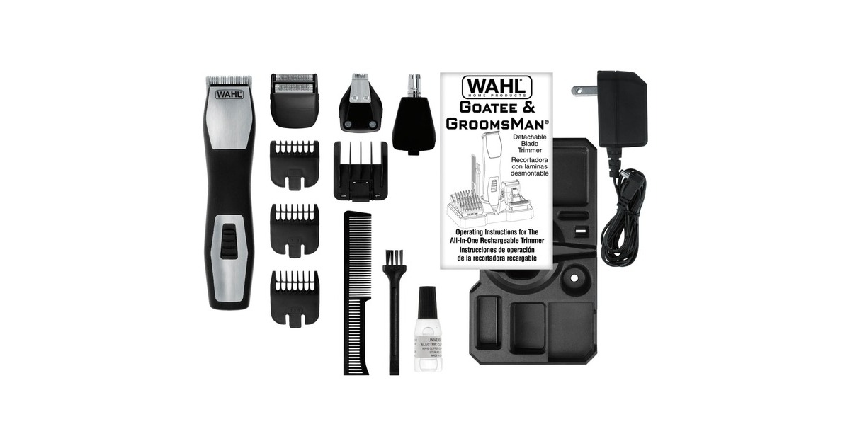 Wahl Home ProductsGroomsMan Pro baardtrimmer  (Zwart/zilver)