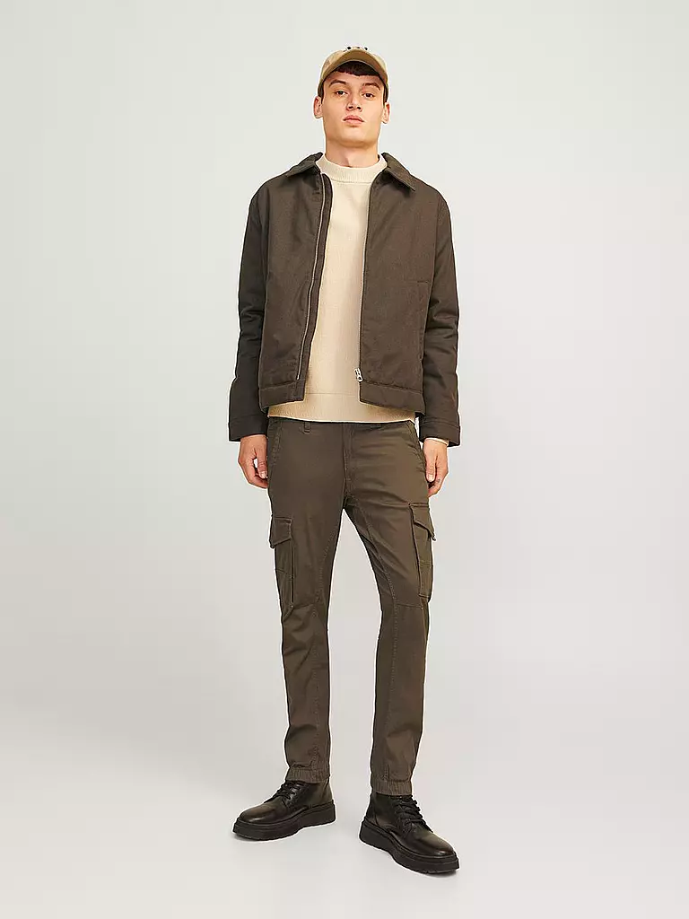 JACK & JONES Cargohose JPSTPAUL JJFLAKE  braun
