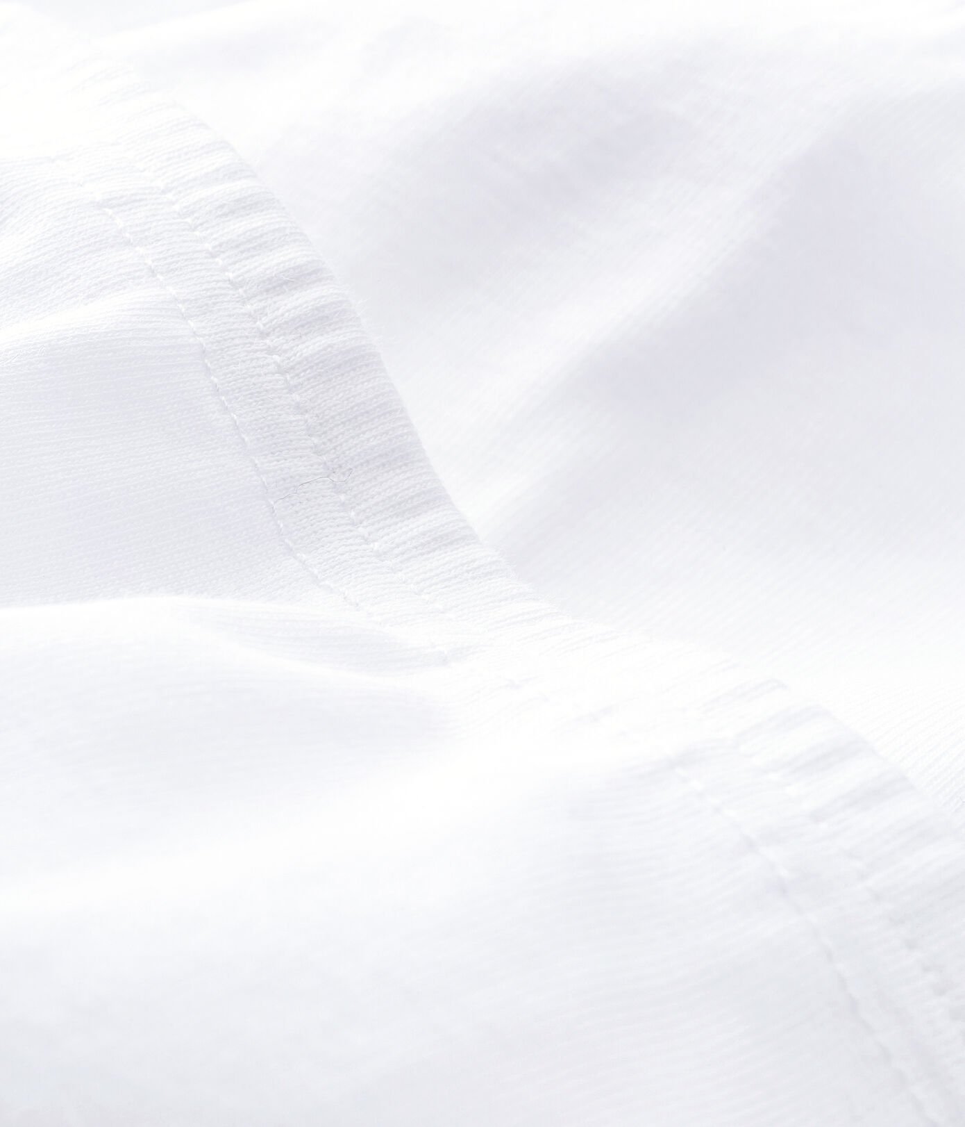 Lot de 2 pantalons blancs à pieds bébé en coton biologique