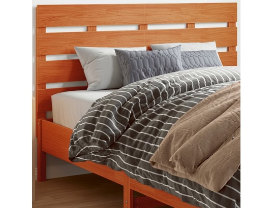 VIDAXL - Tête de lit cire marron 150 cm bois massif de pin