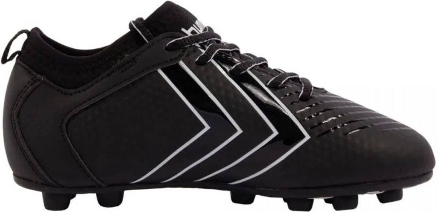 Hummel Zoom FG Jr. voetbalschoenen zwart wit Imitatieleer 27