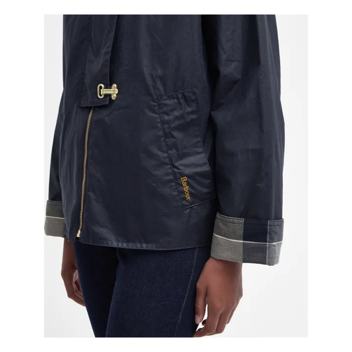 Barbour Veste Drummond Wax | Bleu marine