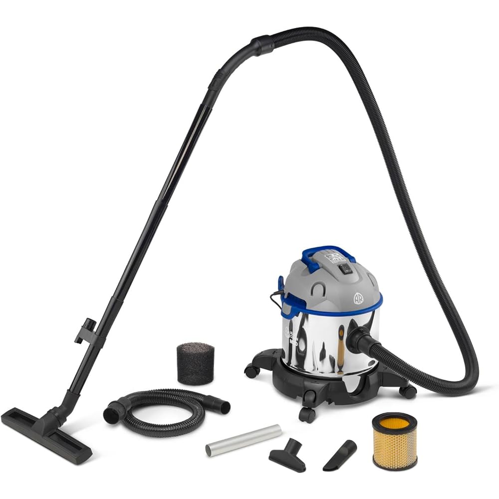 AR Blue Clean Aspirateur multifonction M20 4 en 1 : vide cendre, aspirateur de liquides et solides avec fonction souffleur (1200 W, 20 l) : Cuisine et Maison