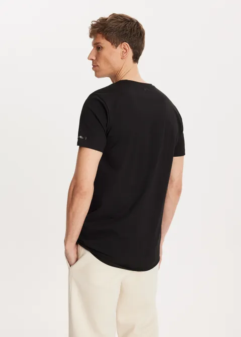 Basic t-shirt zwart (ZWART)