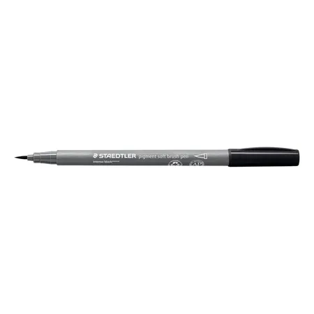 STAEDTLER® pigment soft brush pen 372 - intensiv schwarz