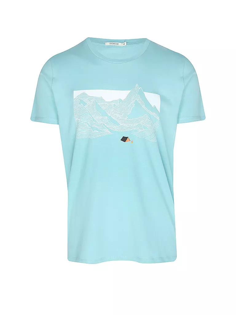 GREENBOMB T-Shirt GUIDE NATURE VALLEY blau