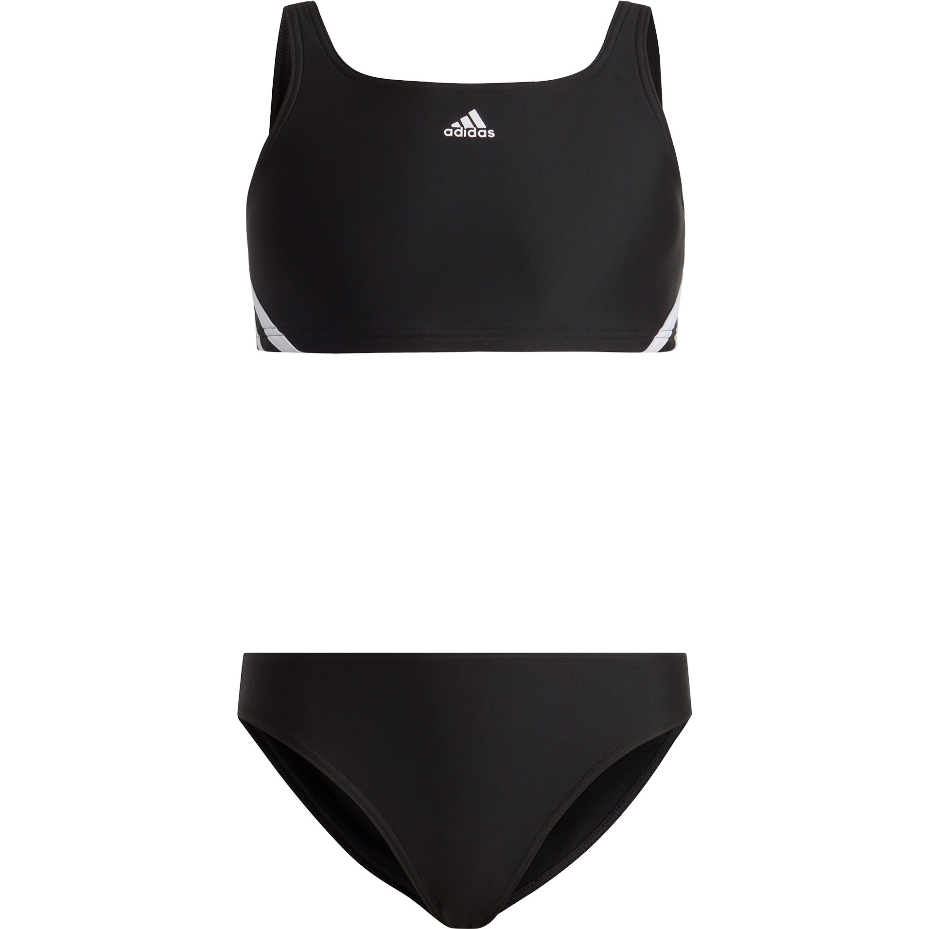 adidas 3-Streifen Bikini Mädchen schwarz