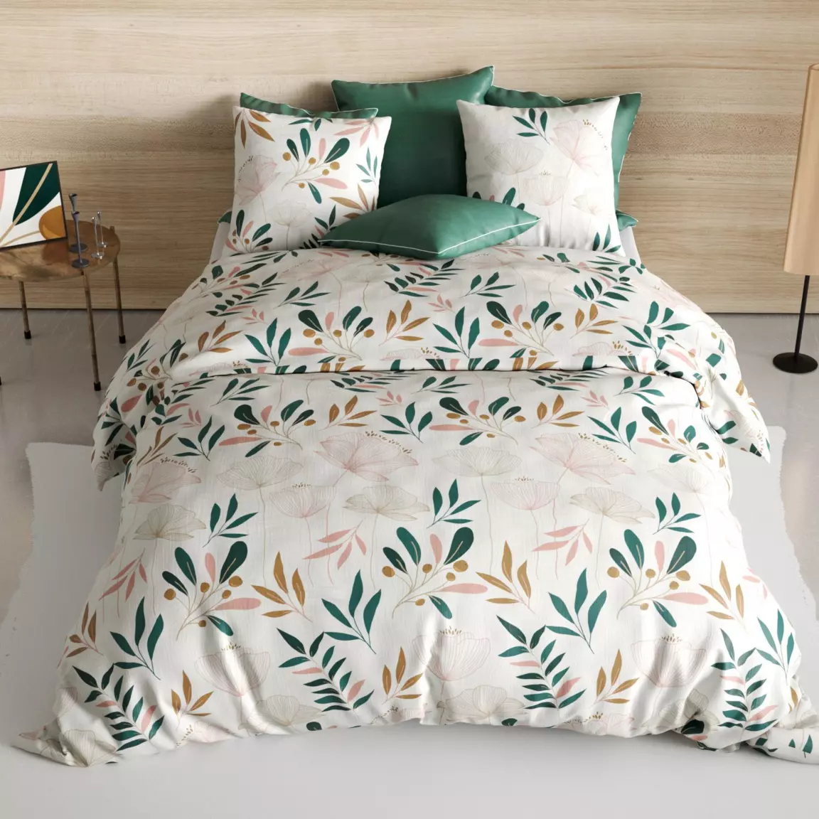 Parure de draps coton lit 90 cm 3 pièces Kano Multicolore